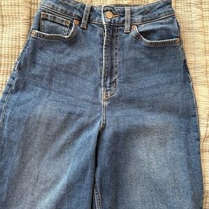 H&M High Rise Blue Jeans